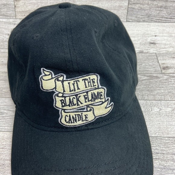 Disney Hocus Pocus Hat I Lit The Black Flame Candle Embroidered Adjustable Cap - Picture 15 of 15